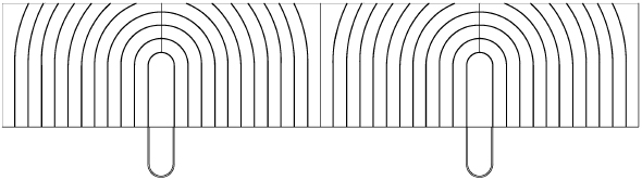 Tangier 011 Lowboard / size 240cm X 50cm X 66cm - al2