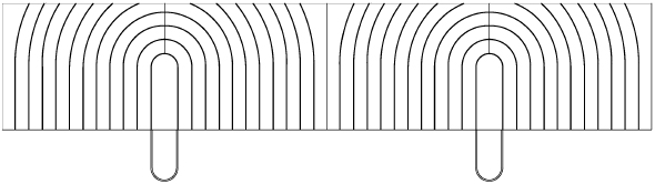 Tangier 011 Lowboard / size 240cm X 50cm X 66cm - al2