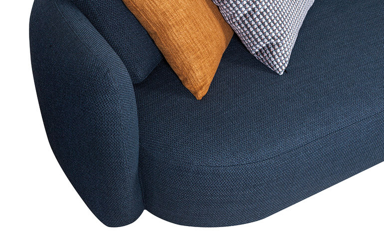 Detail of the seat cushion