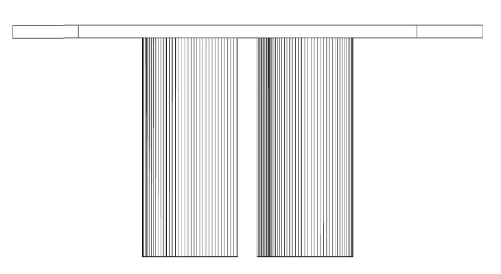 Dakry 021 Console / size 150 cm X 42 cm X 75 cm - al2