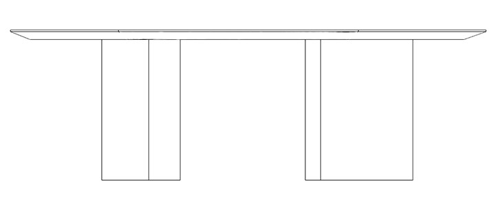 Dakry AFS 001 Tραπέζι / size 280 cm X 120 cm X 75 cm  - al2
