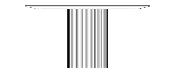 Dakry BR 001 Table / size ø150 cm X 74 cm  - al2