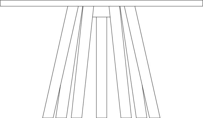 Mos-i-ko RB 001 Τραπεζαρία / size Ø 180 cm X 74 cm  - al2