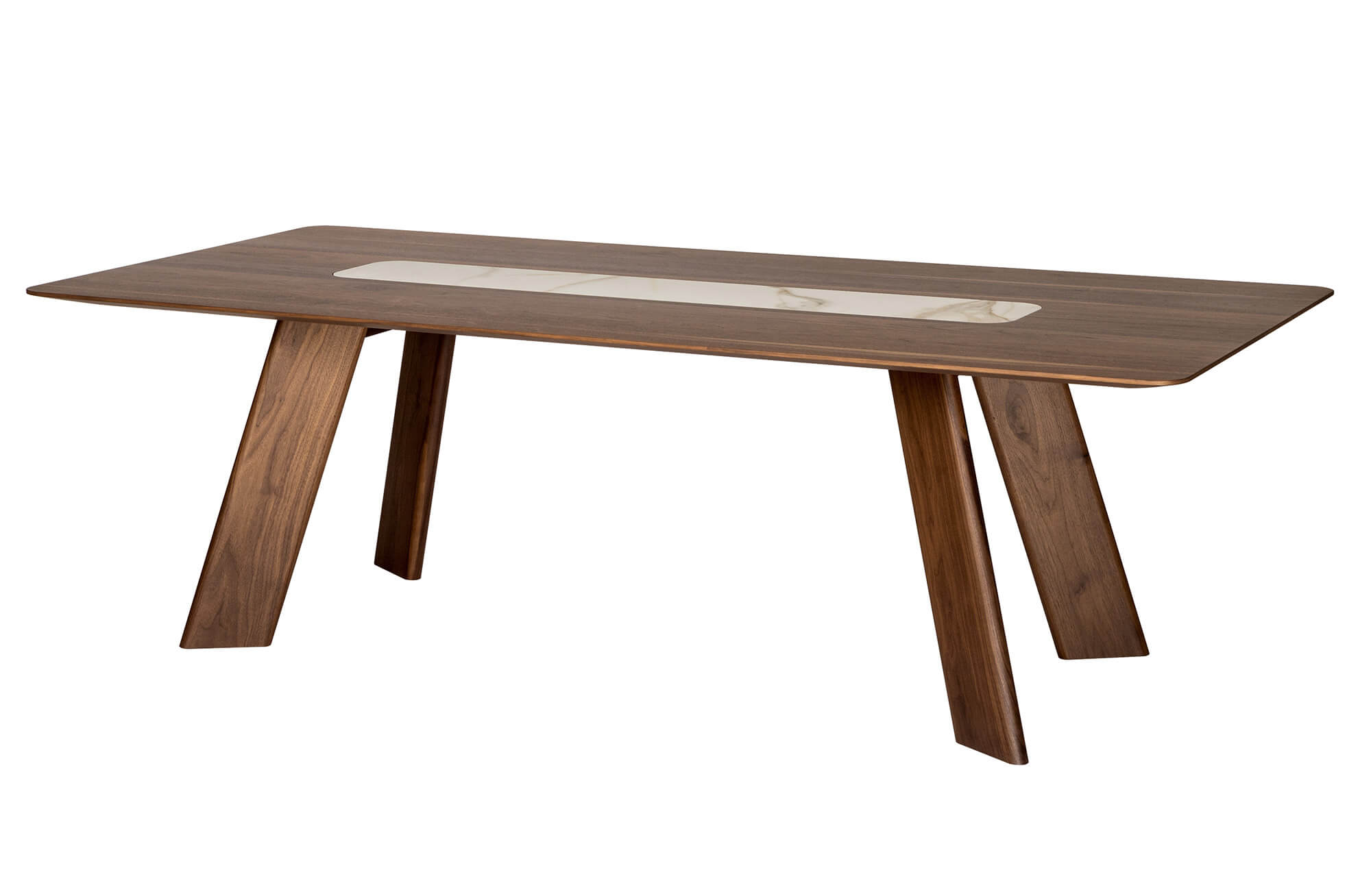 Alhambra a wcer 001 dining table in walnut and ceramic