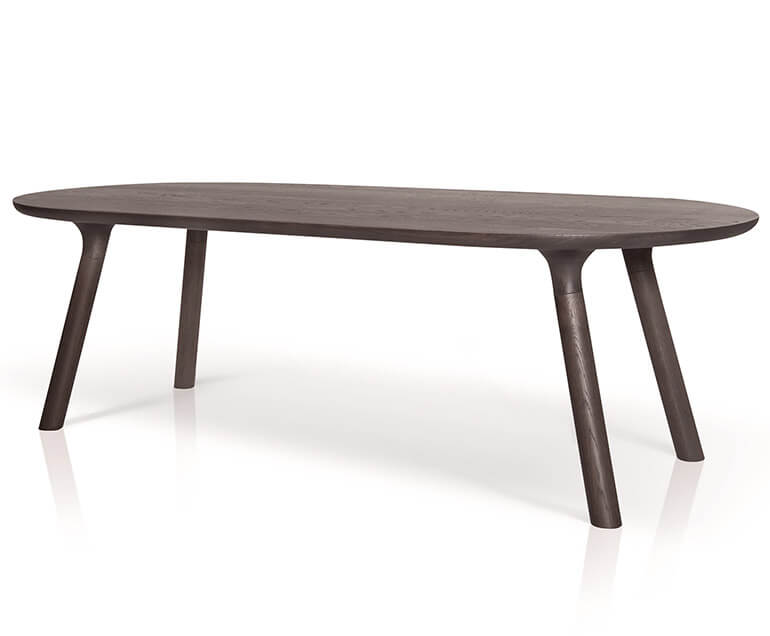 Bo-em b 001 dining table in dark oak