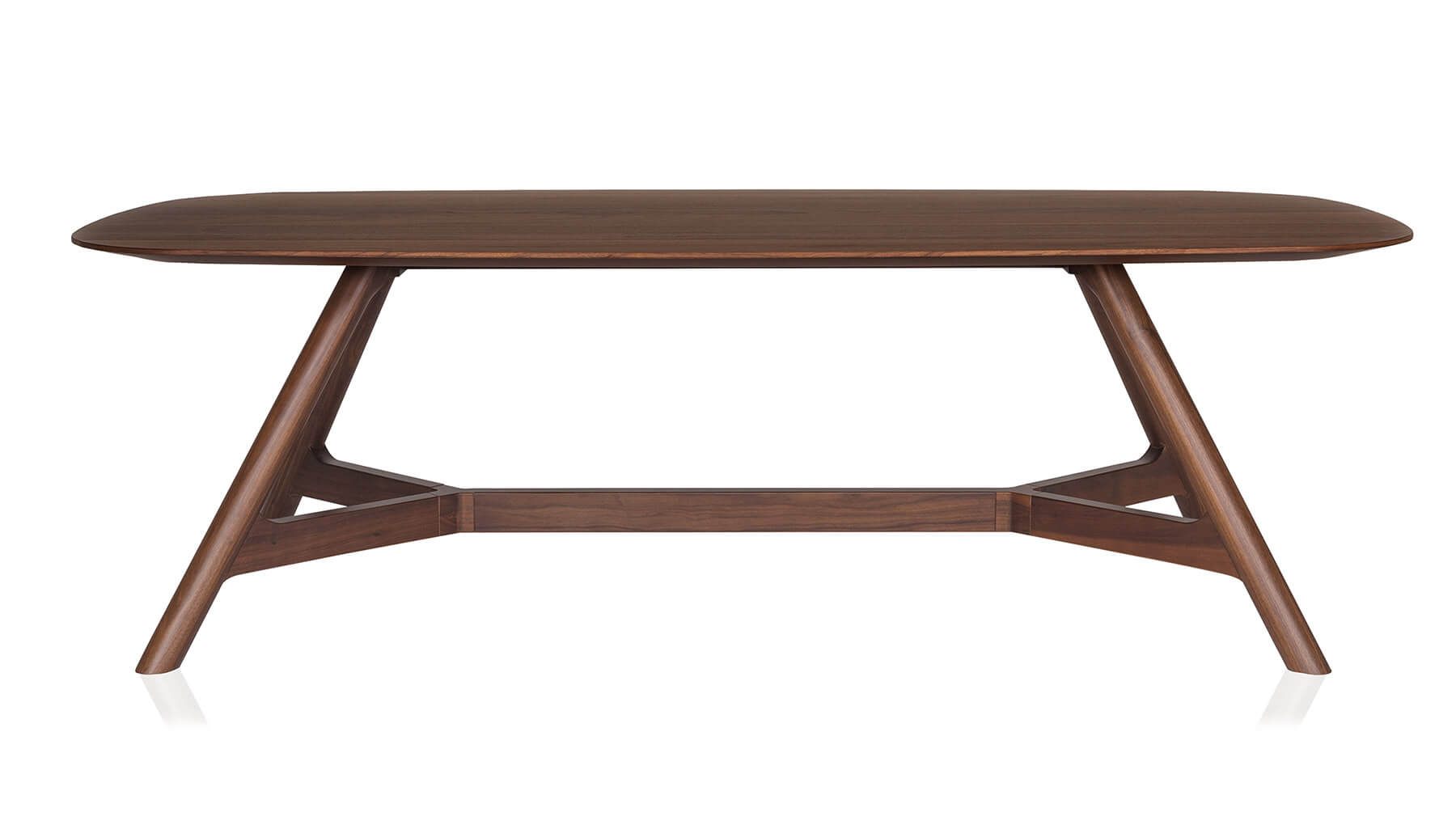 Kahal c 001 dining table with walnut top