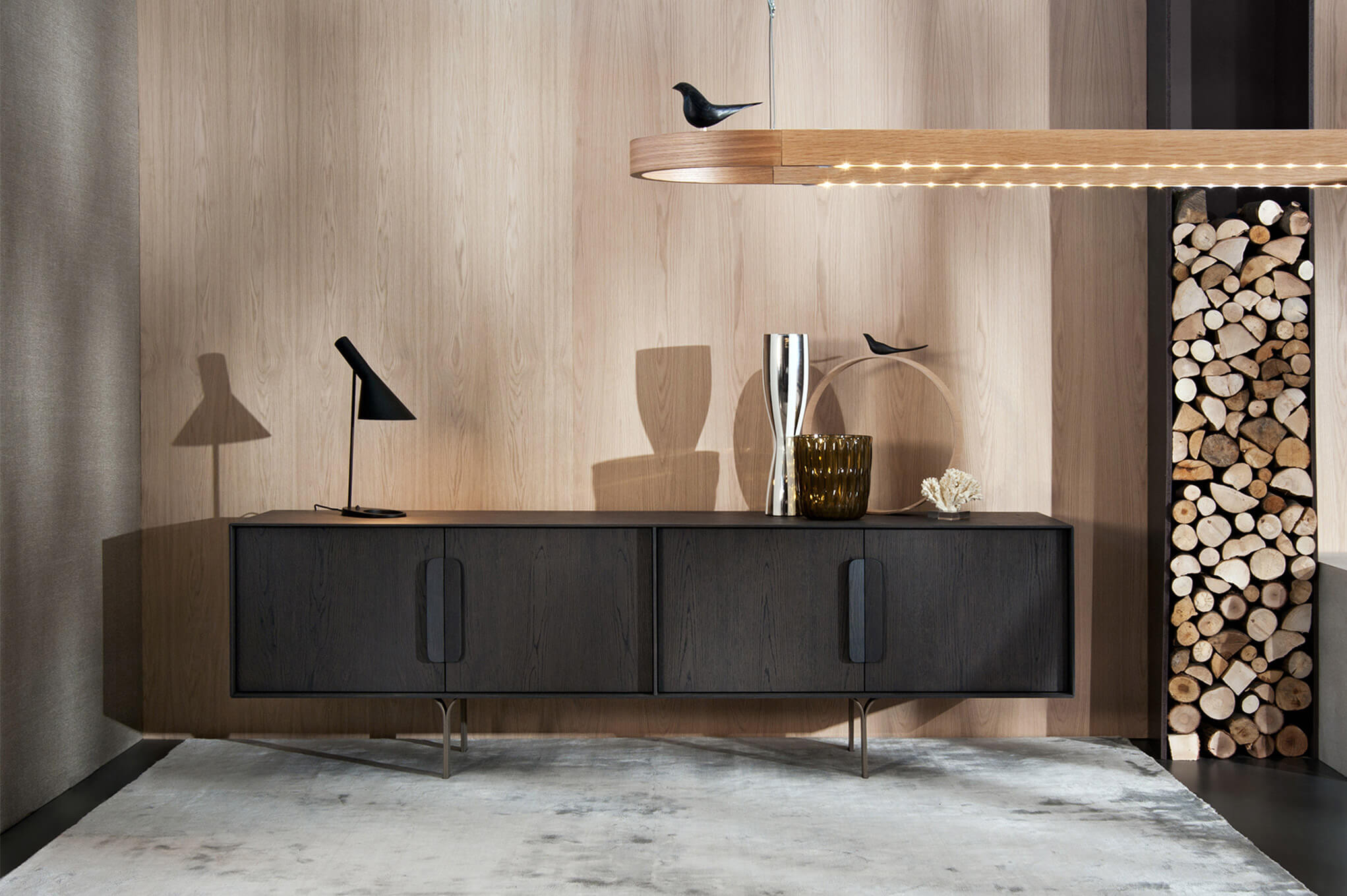 Mobius 003 sideboard in oak . al2, art for living