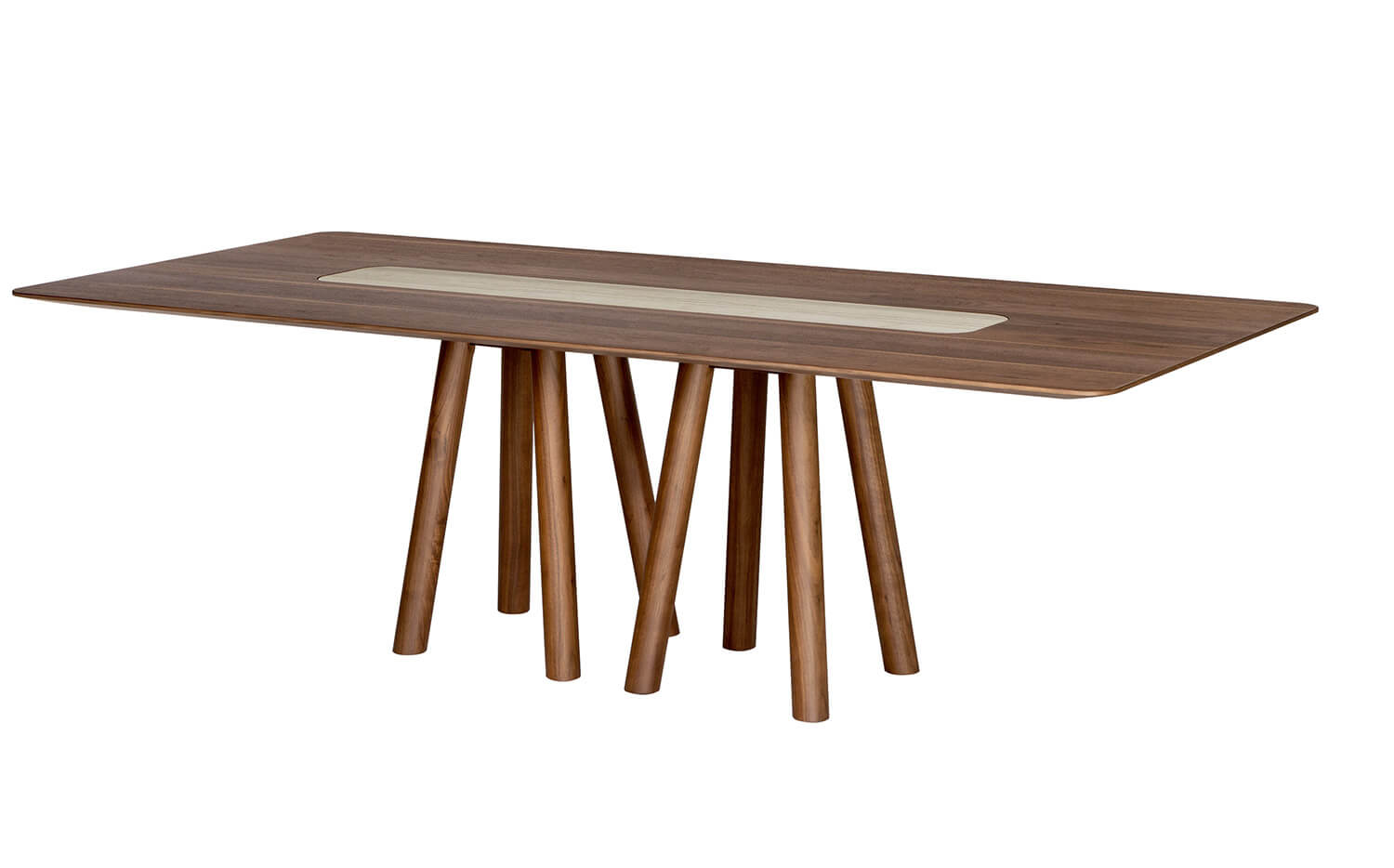 Mos-i-ko a wcer table with top in wood and ceramic