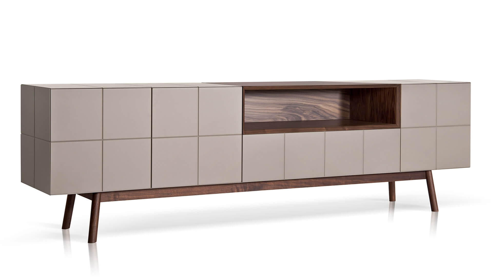 Mos-i-ko A 003 in lacquer and walnut wood. al2, art for living
