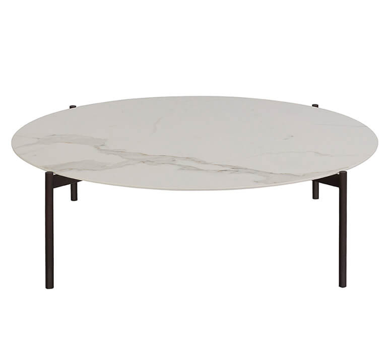 O-rizon a low table with ceramic top. al2