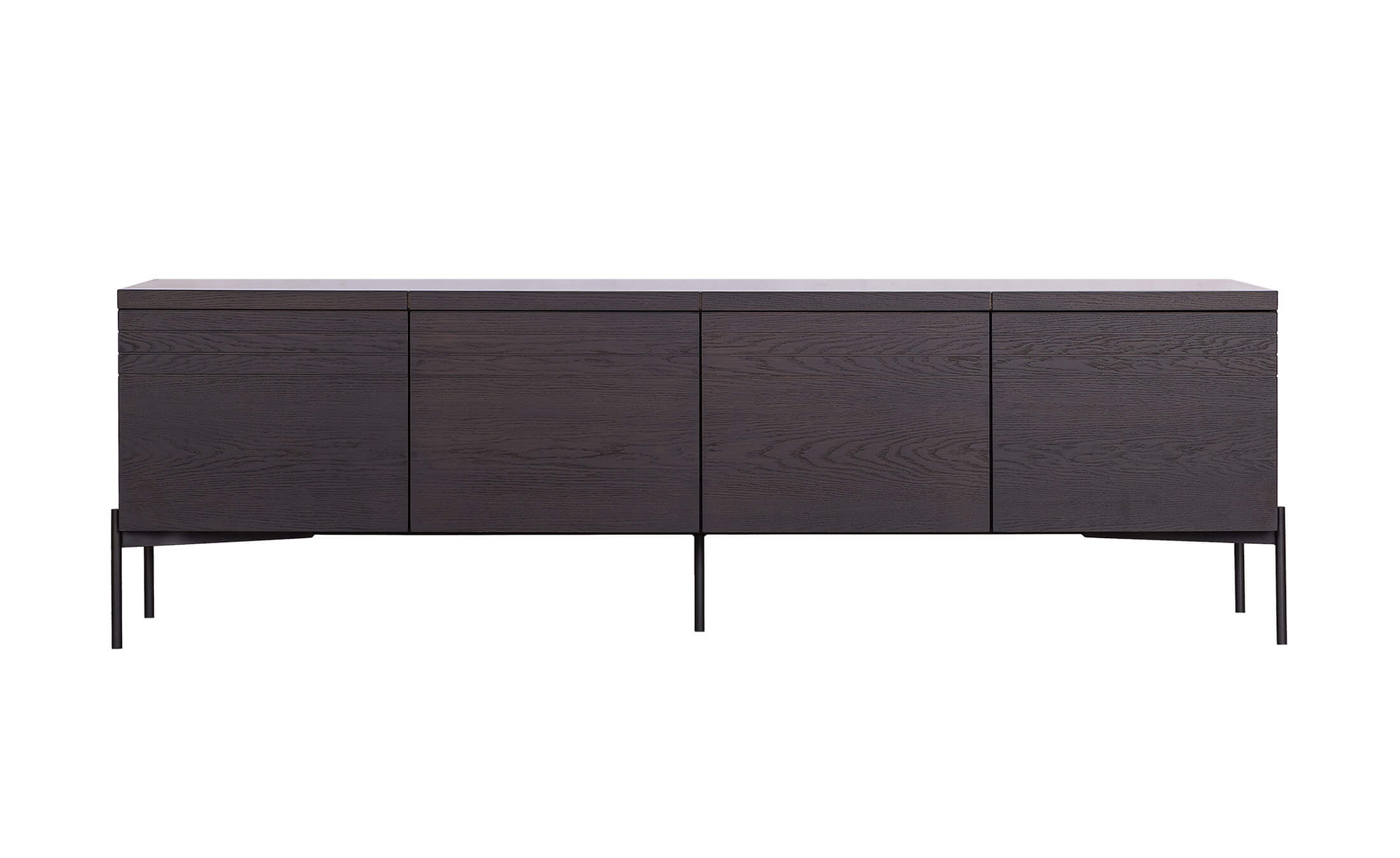 O-rizon sideboard in dark oak. al2, art fro living