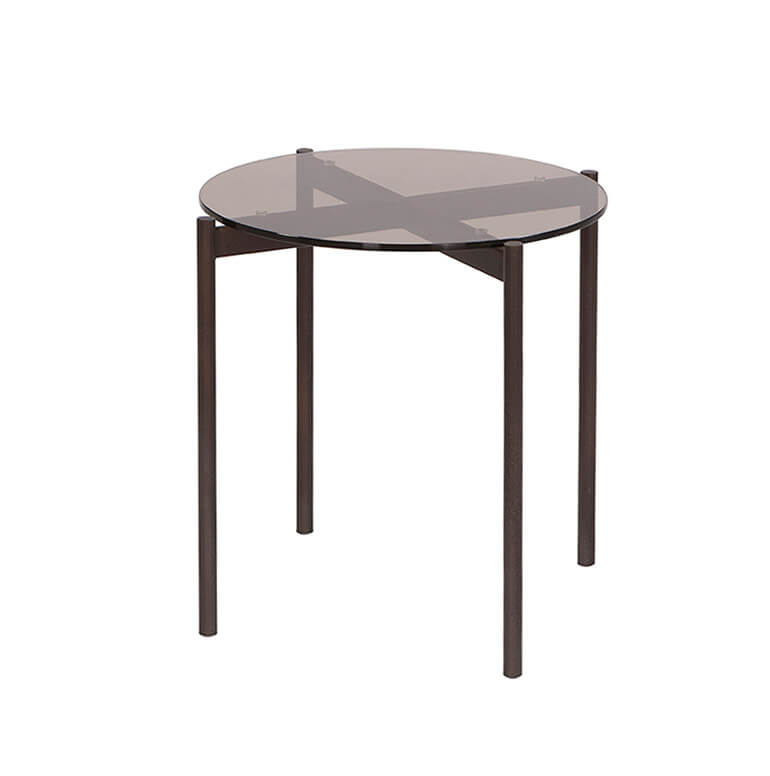 O-rizon b 015 side table in glass top