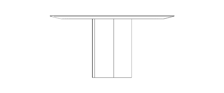 Dakry AR 001 Table / size ø150 cm X 73 cm  - al2