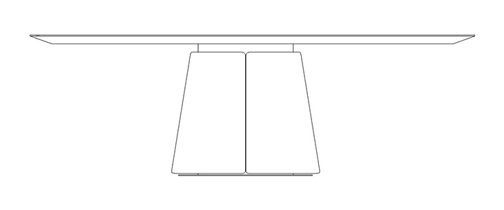 Tessera Art 001 Table / size 300 cm X 120 cm X 75 cm  - al2